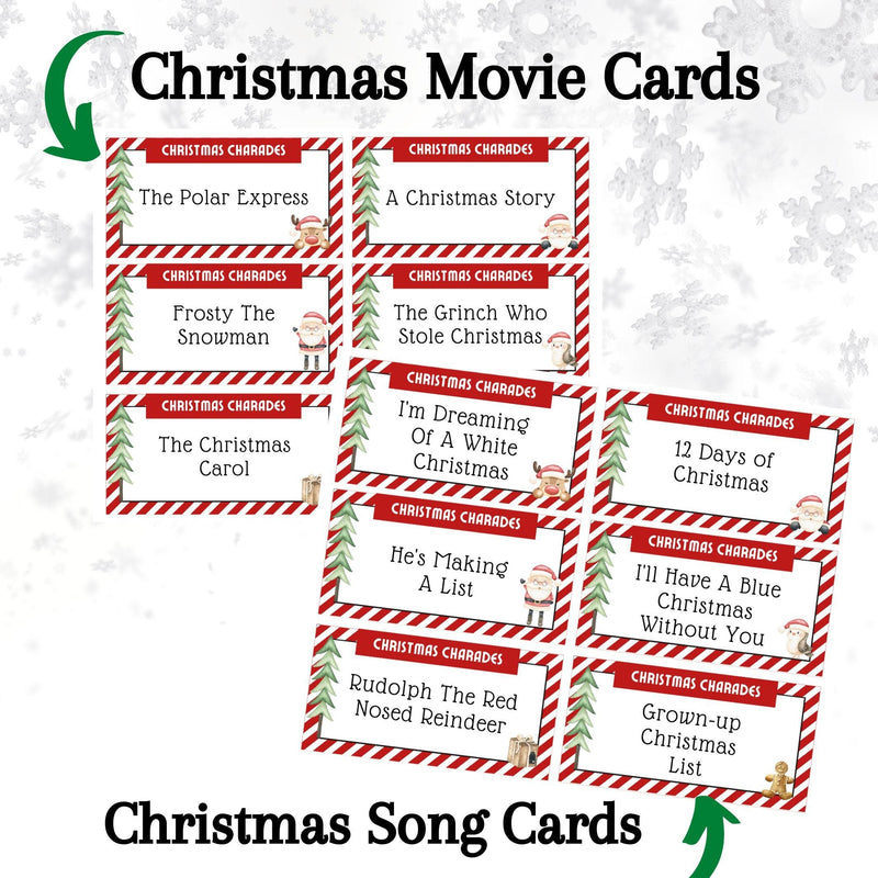 christmas skattergories printable game