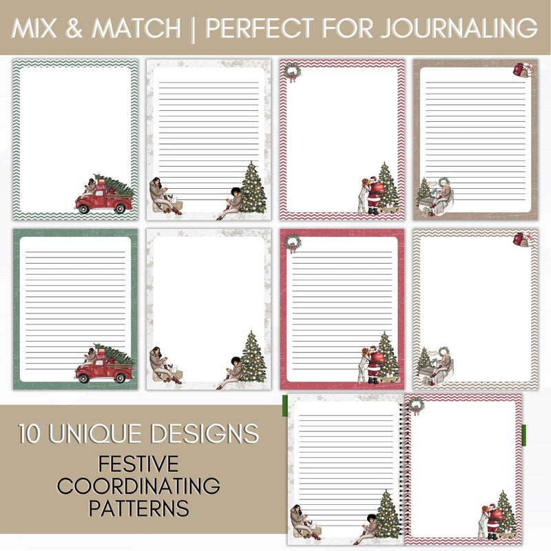 printable journal paper writing paper set