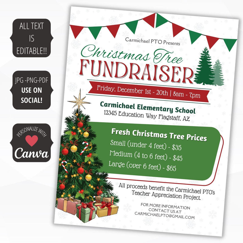 christmas tree fundraisers