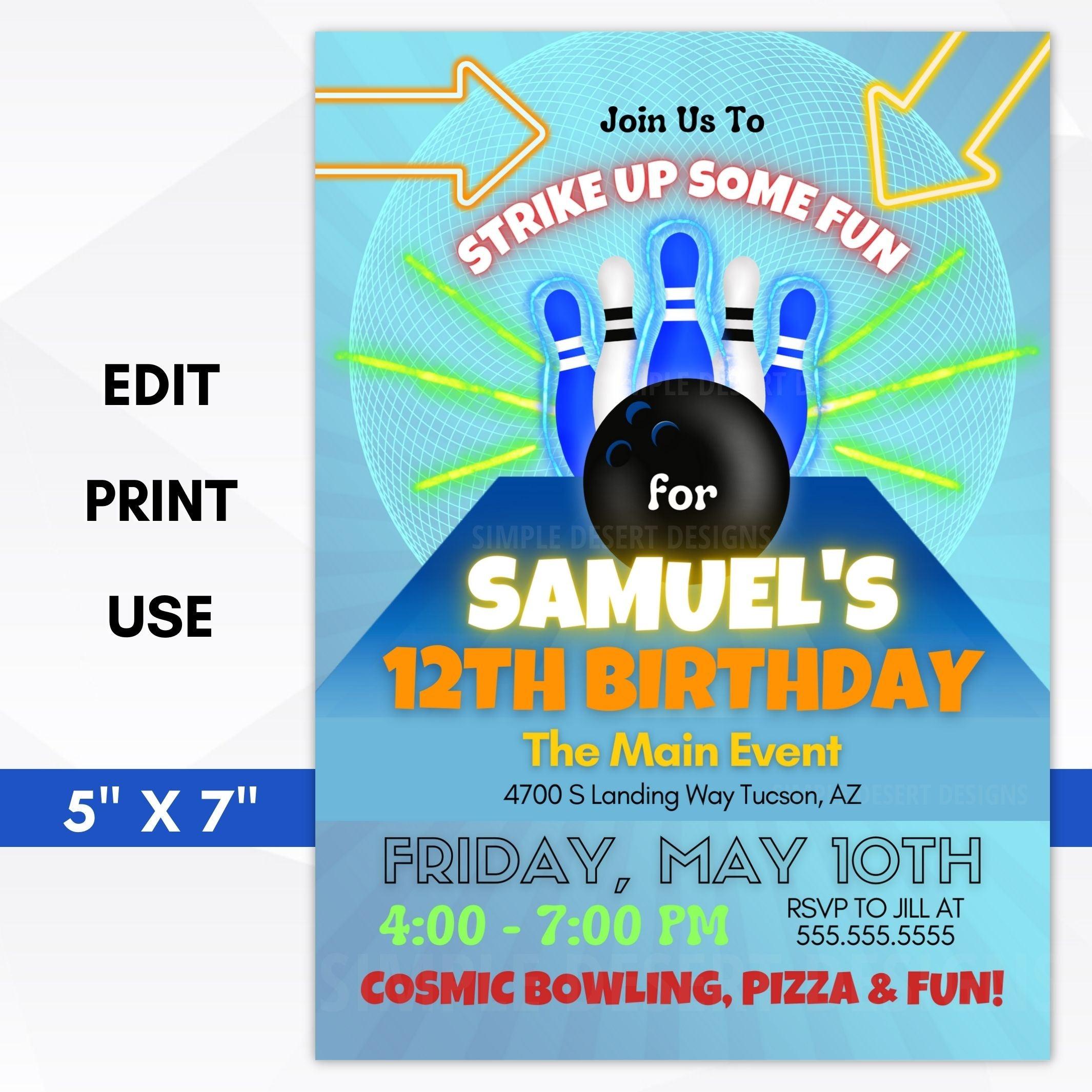 bowling birthday party