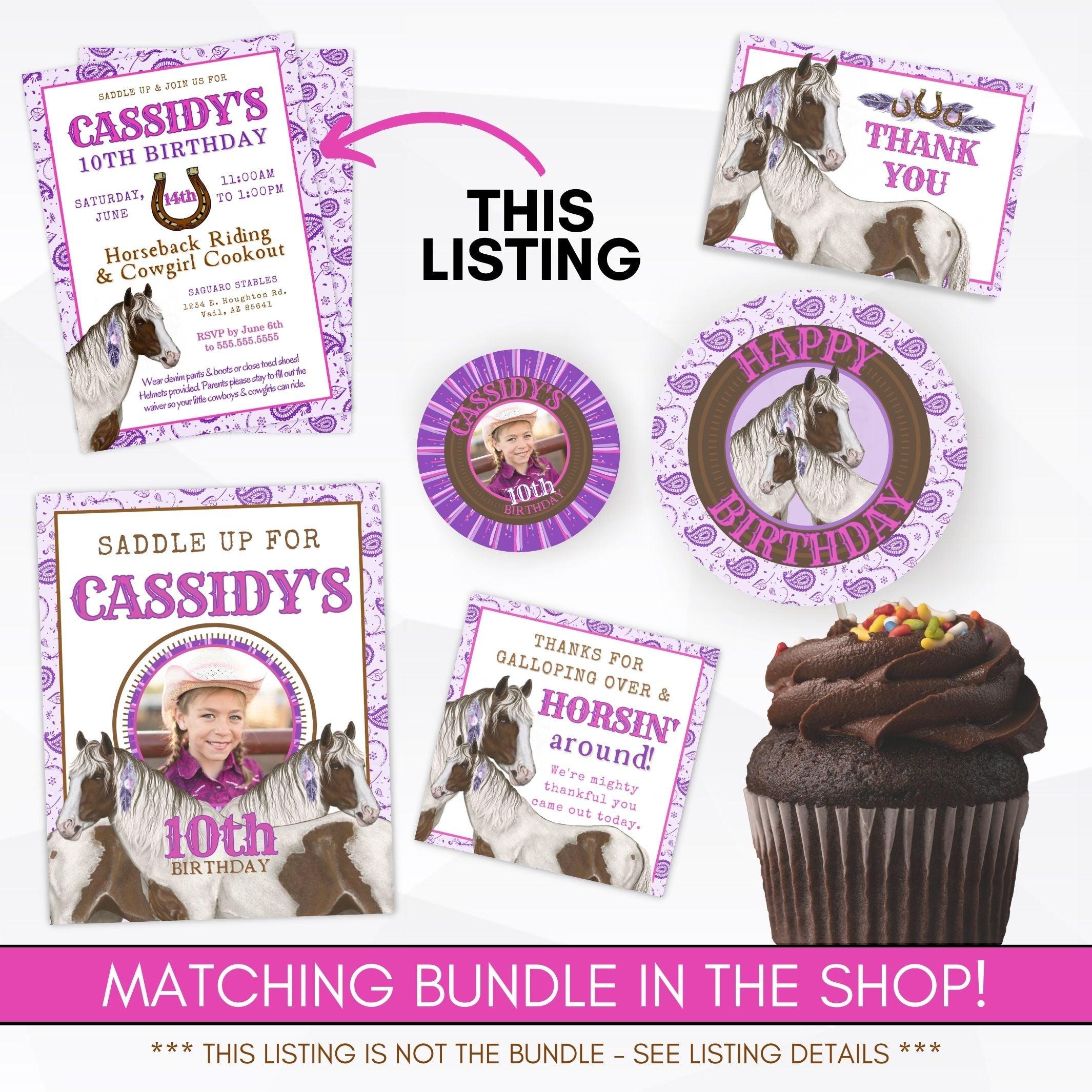 cowgirl party decorations