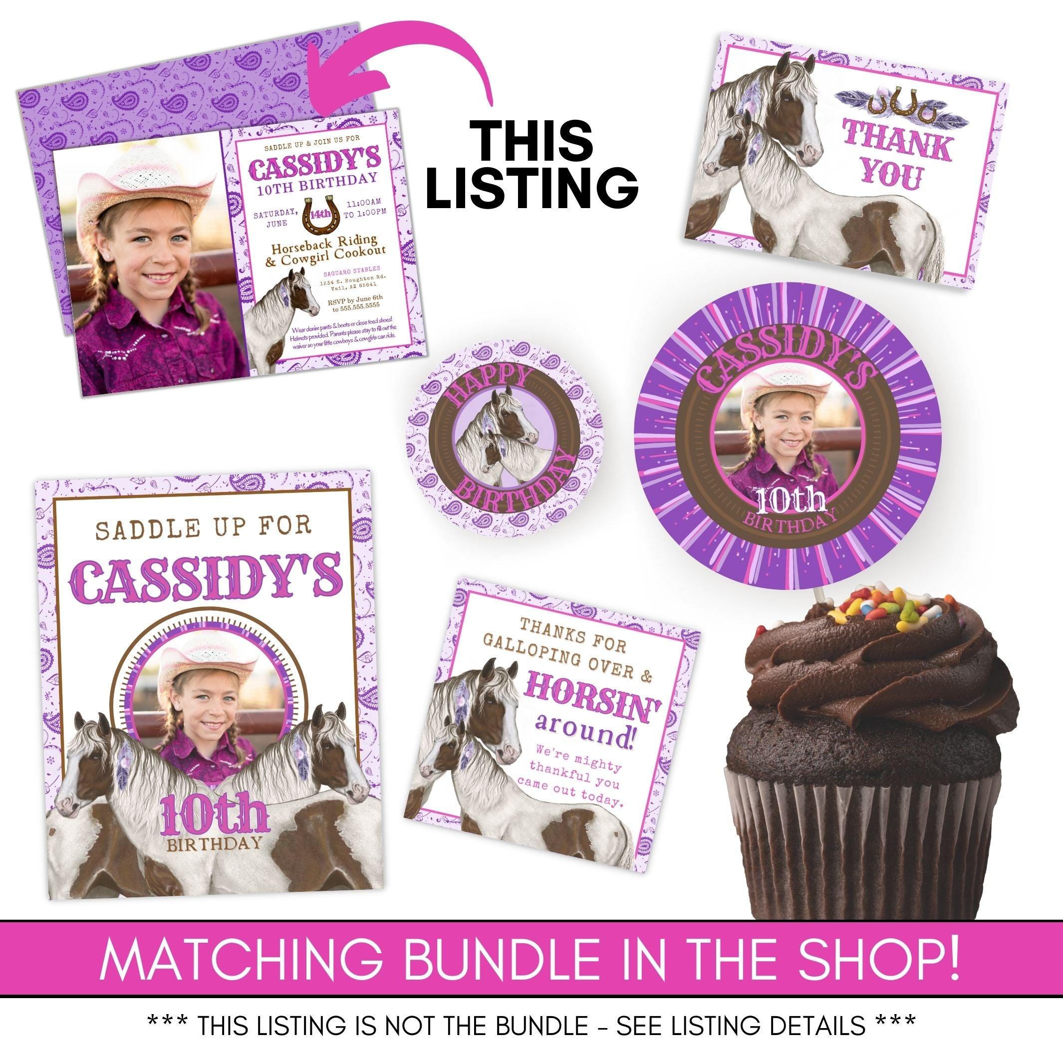 cowgirl party decorations