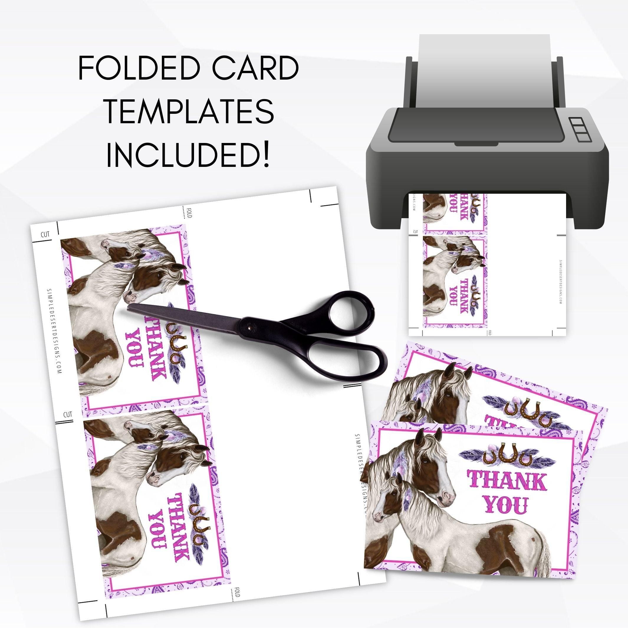 cowgirl birthday party invitations