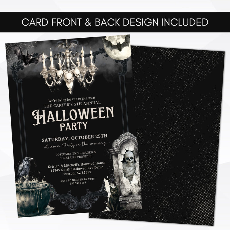 halloween party invitations