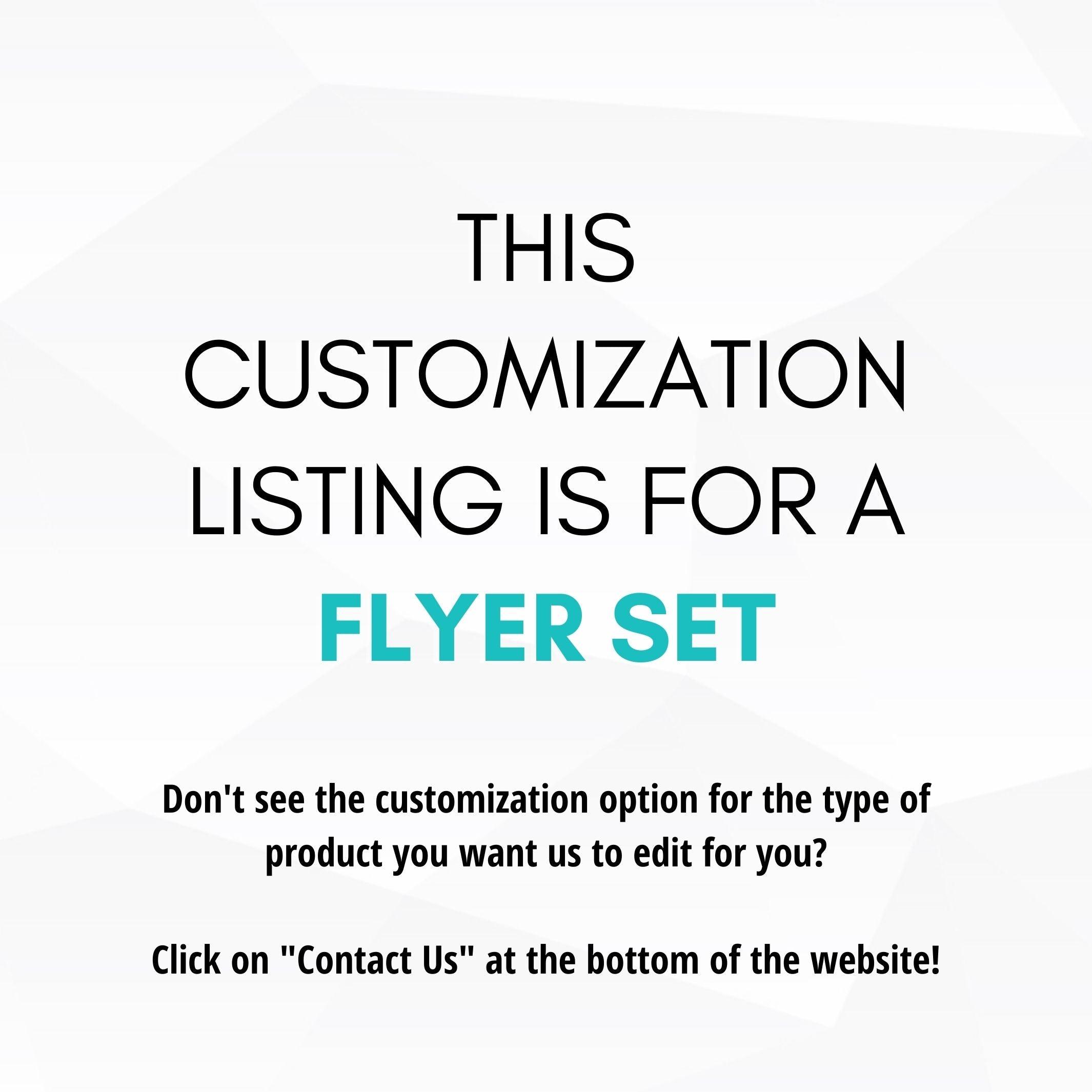 custom flyer sheet
