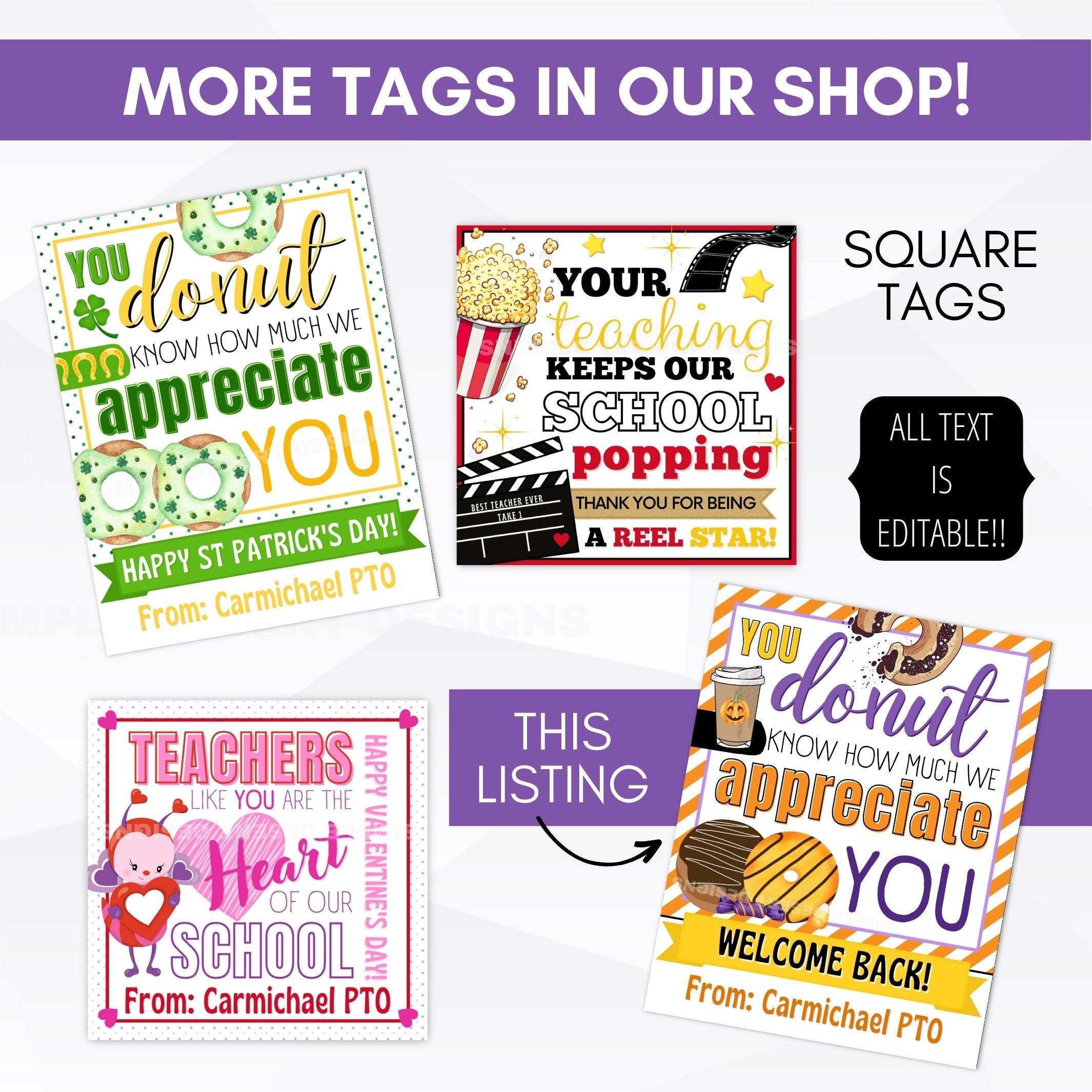 PTO teacher appreciation ideas