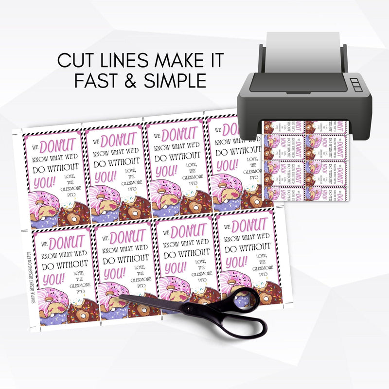 Nurse Employee Staff Appreciation Favor Tags