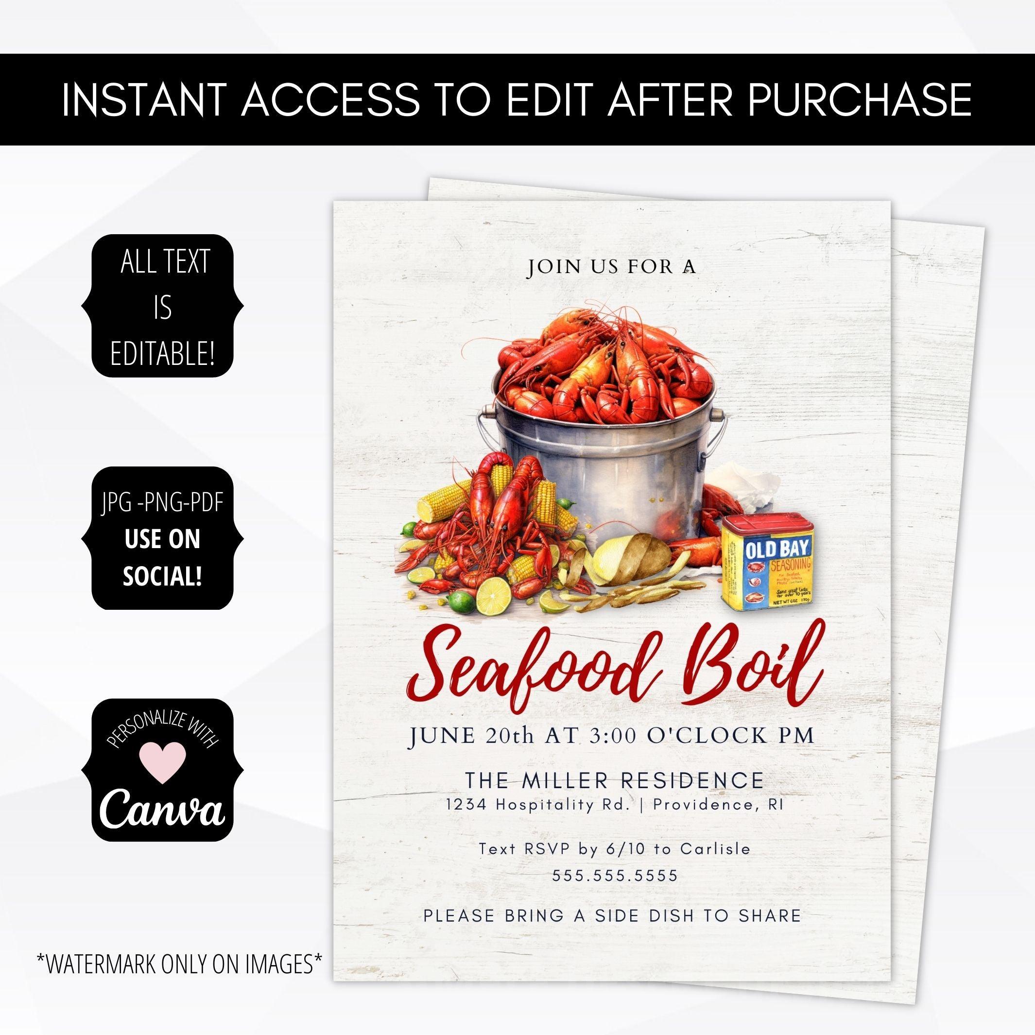 invitation to dinner party