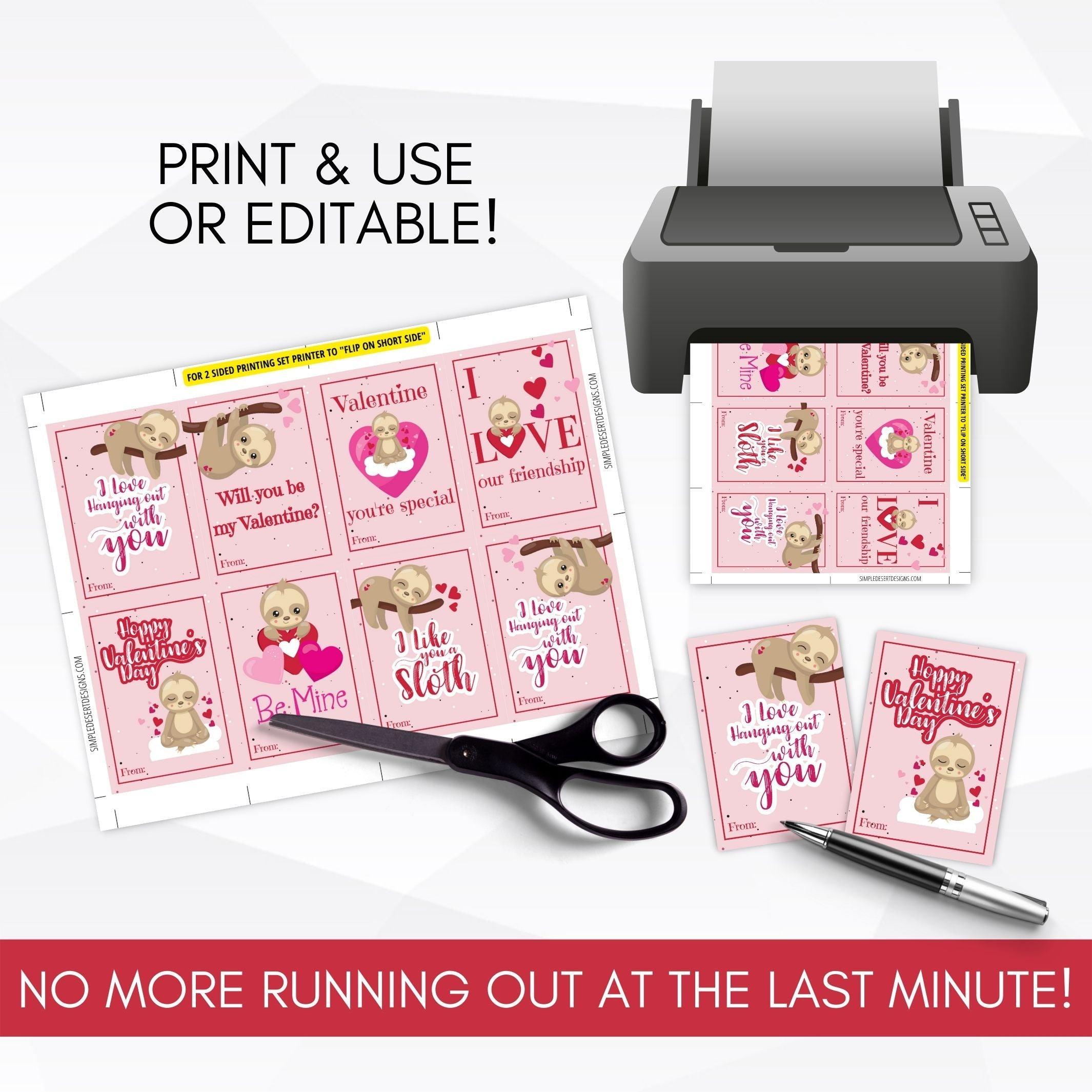 printable valentines