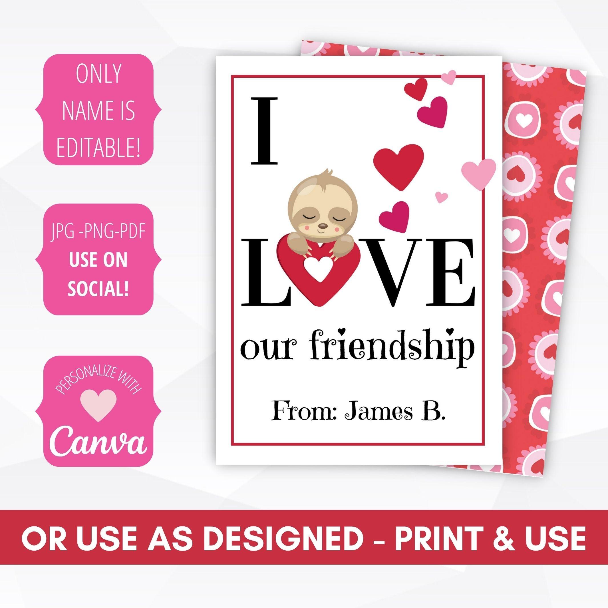 editable printable kids valentine