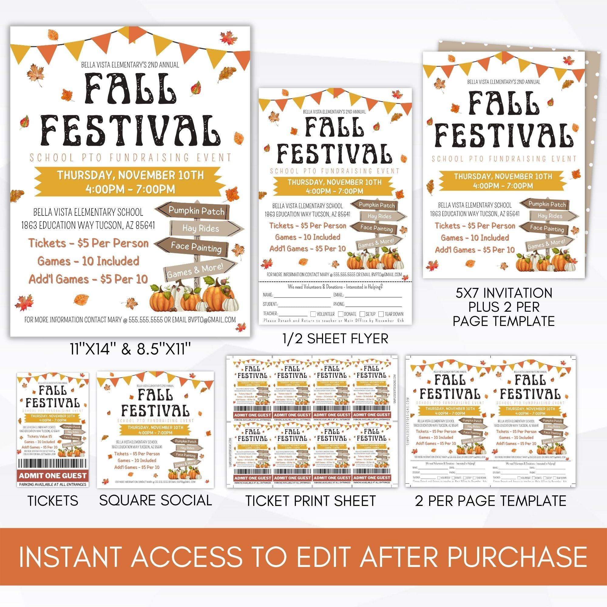 fall dance community event fundraiser idea