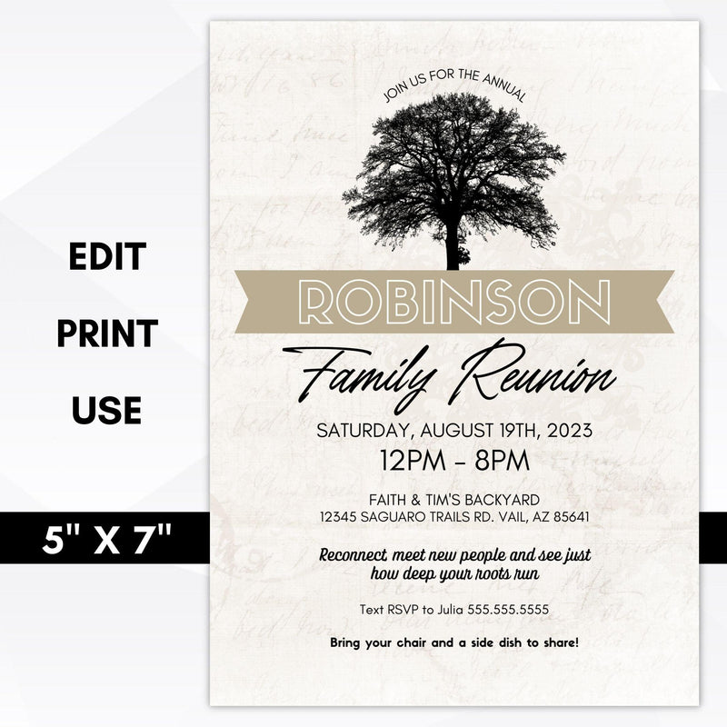 family gathering invitation