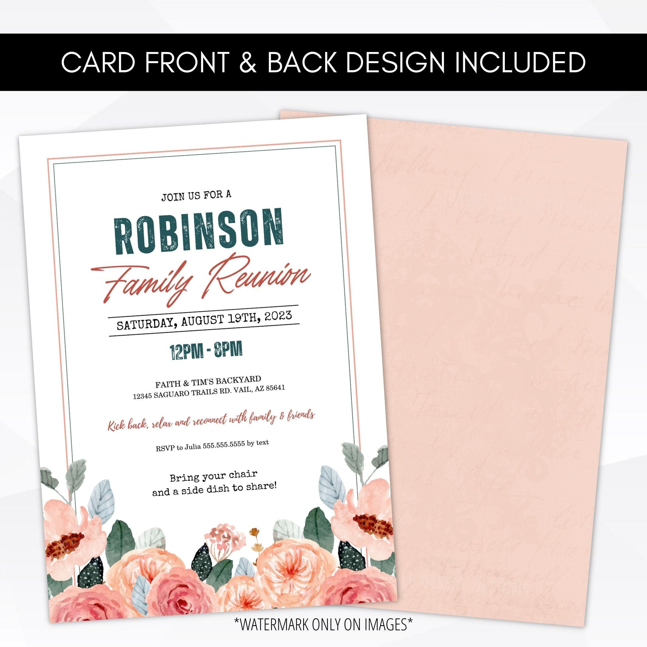 family gathering invitation