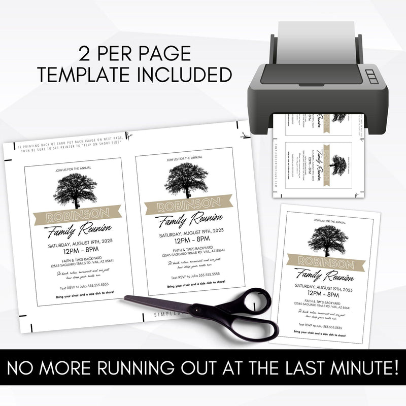 family reunion invite