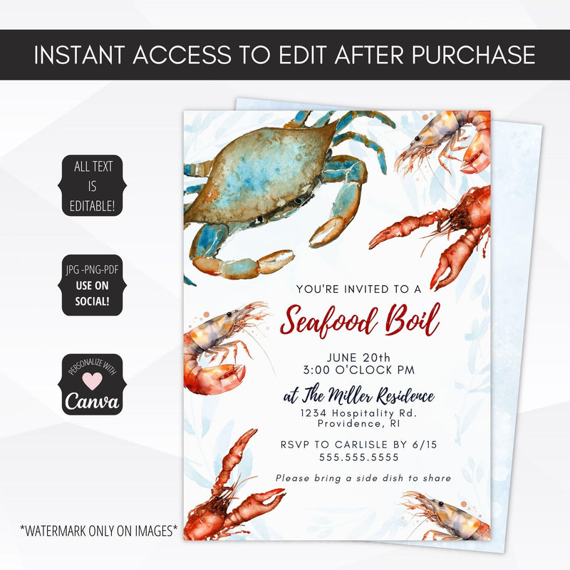 invitation to dinner party