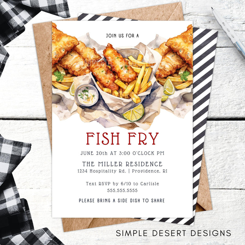 fish fry dinner party