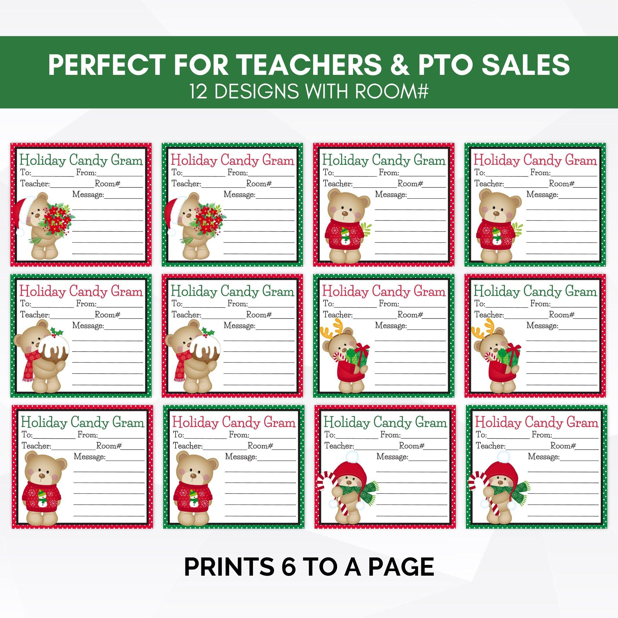 teddy bear holiday grams