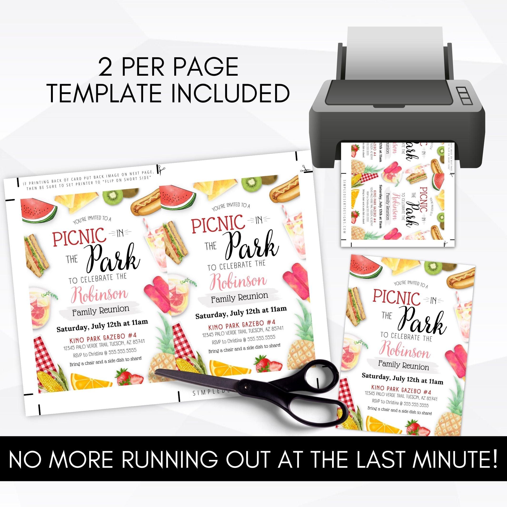 summer barbeque invitation