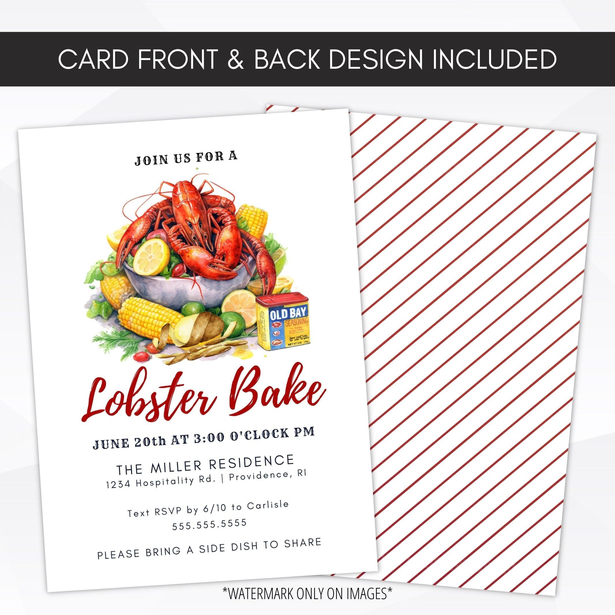 low country boil invite