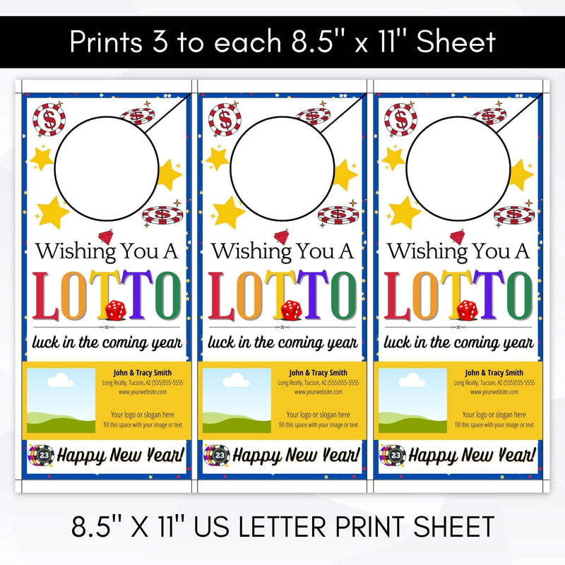 Lotto New Year Door Hanger Pop By SET - Simple Desert Designs