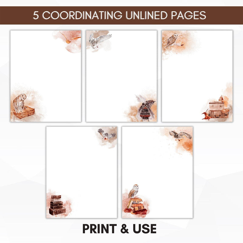 unlined magical journal paper