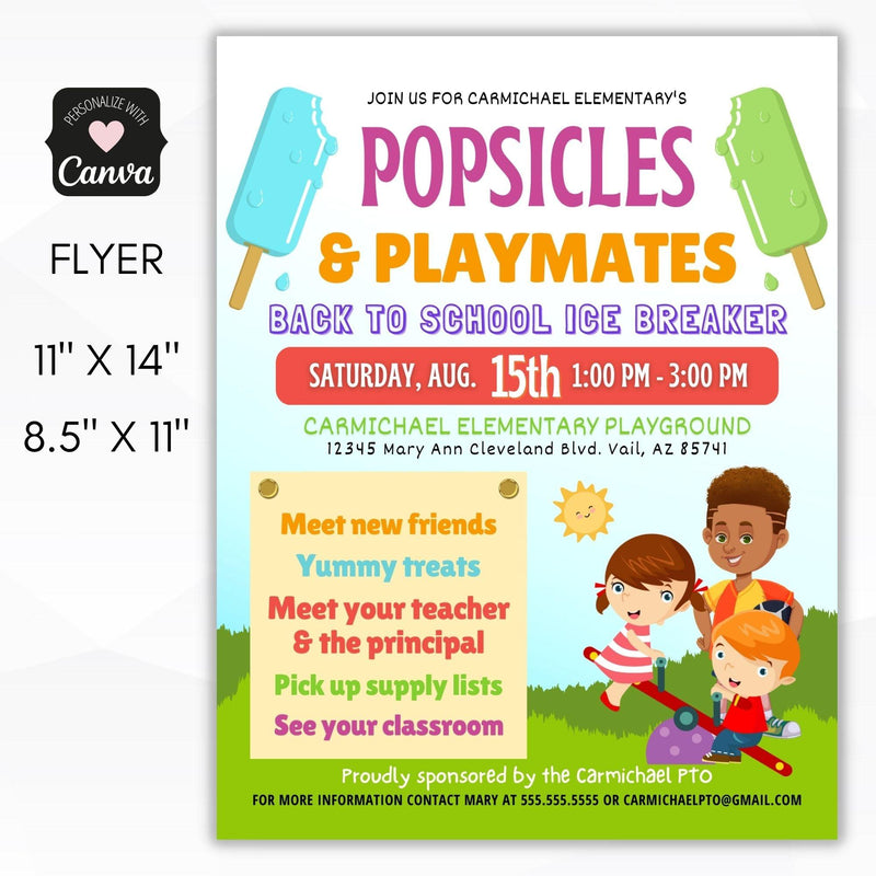 meet the teacher flyer