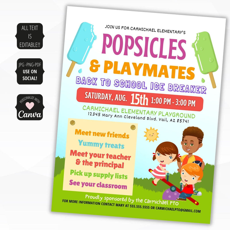 back to school flyer