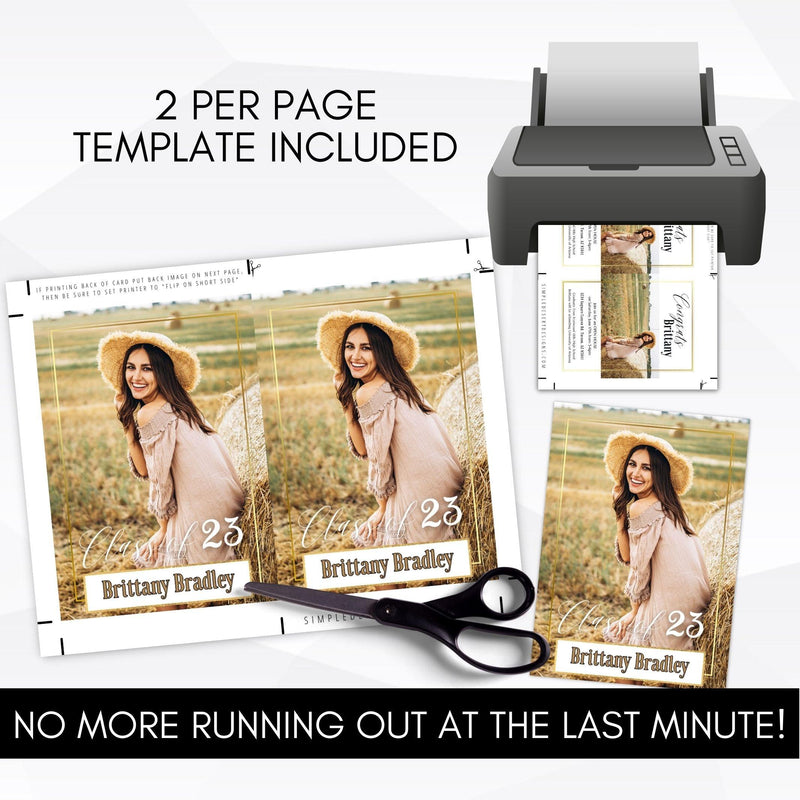 university graduation announcement template