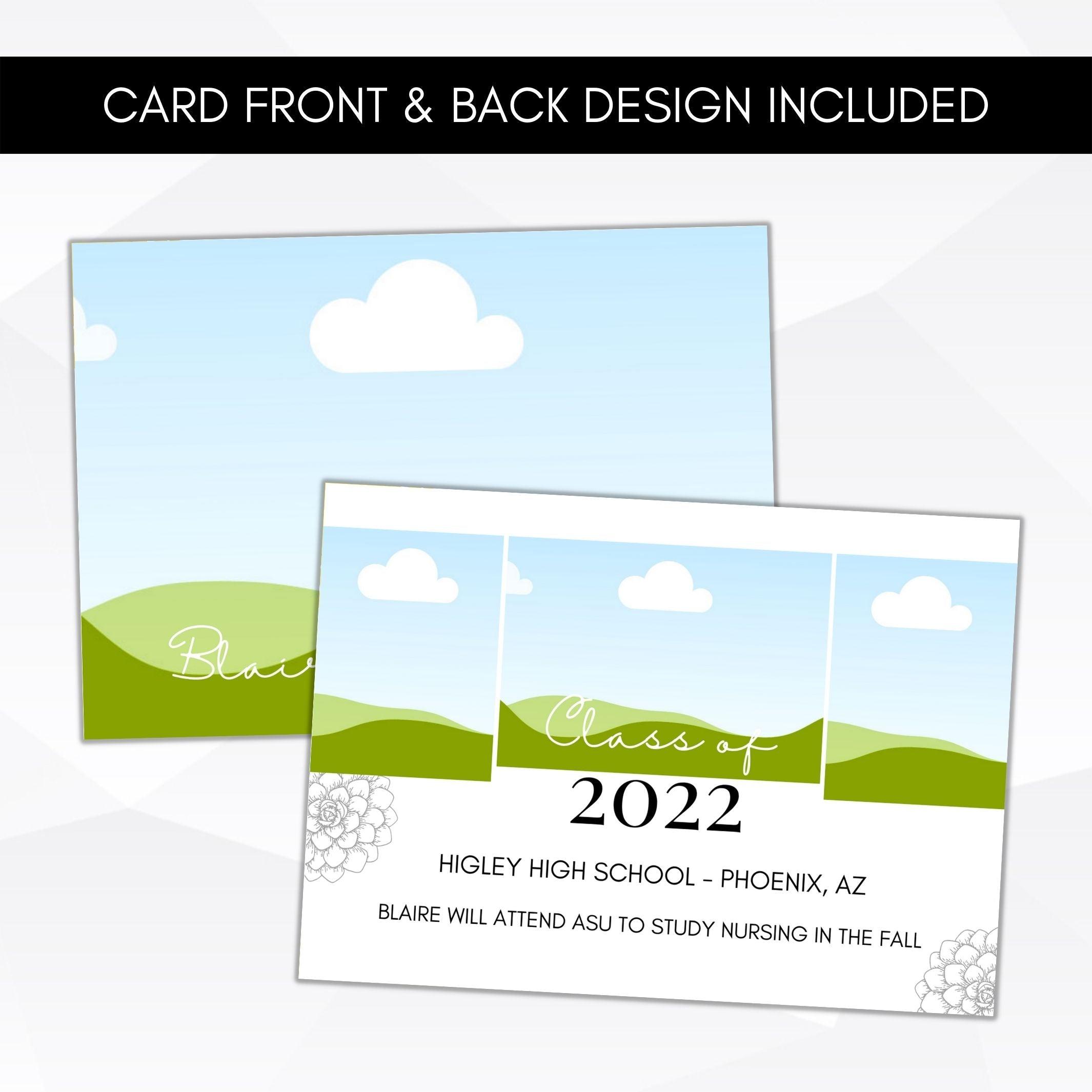 editable instant download graduation invitation template photo grad party invite