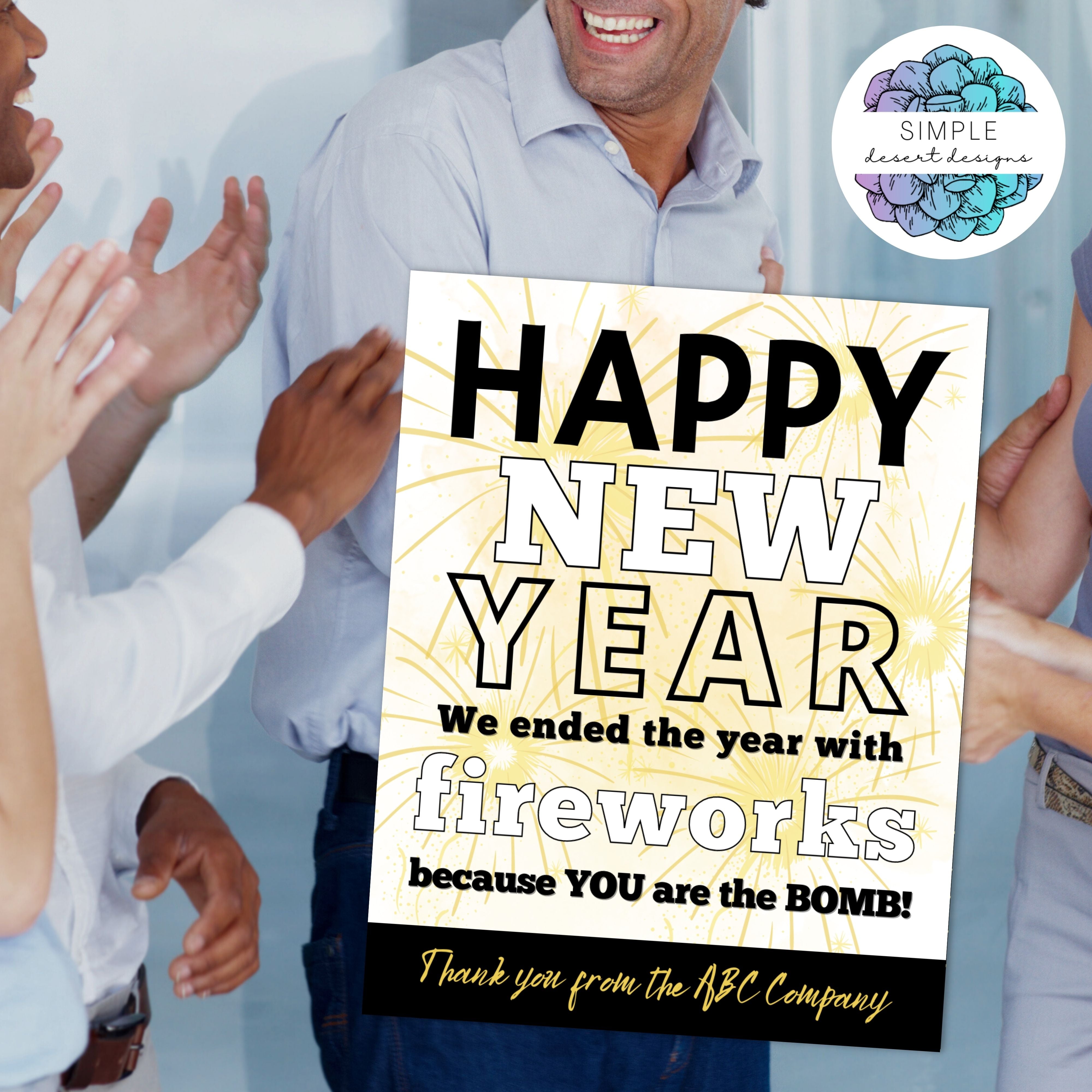 happy new year appreciation tags for employee staff and teacher appreciation celebrations