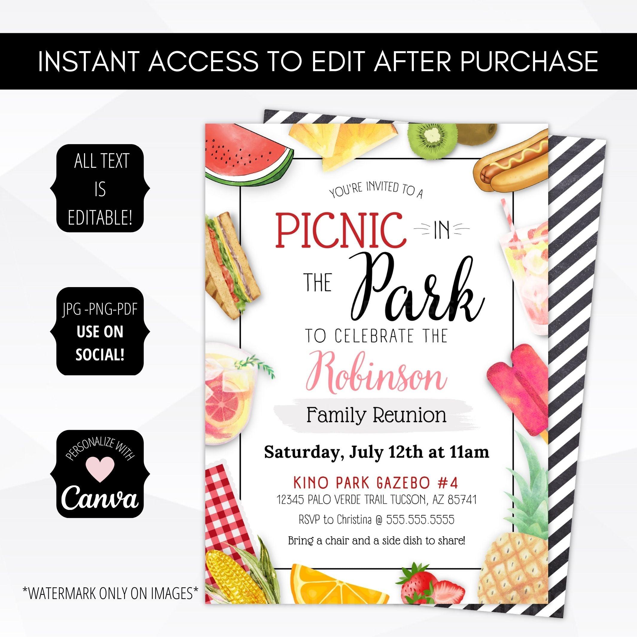 picnic invitation