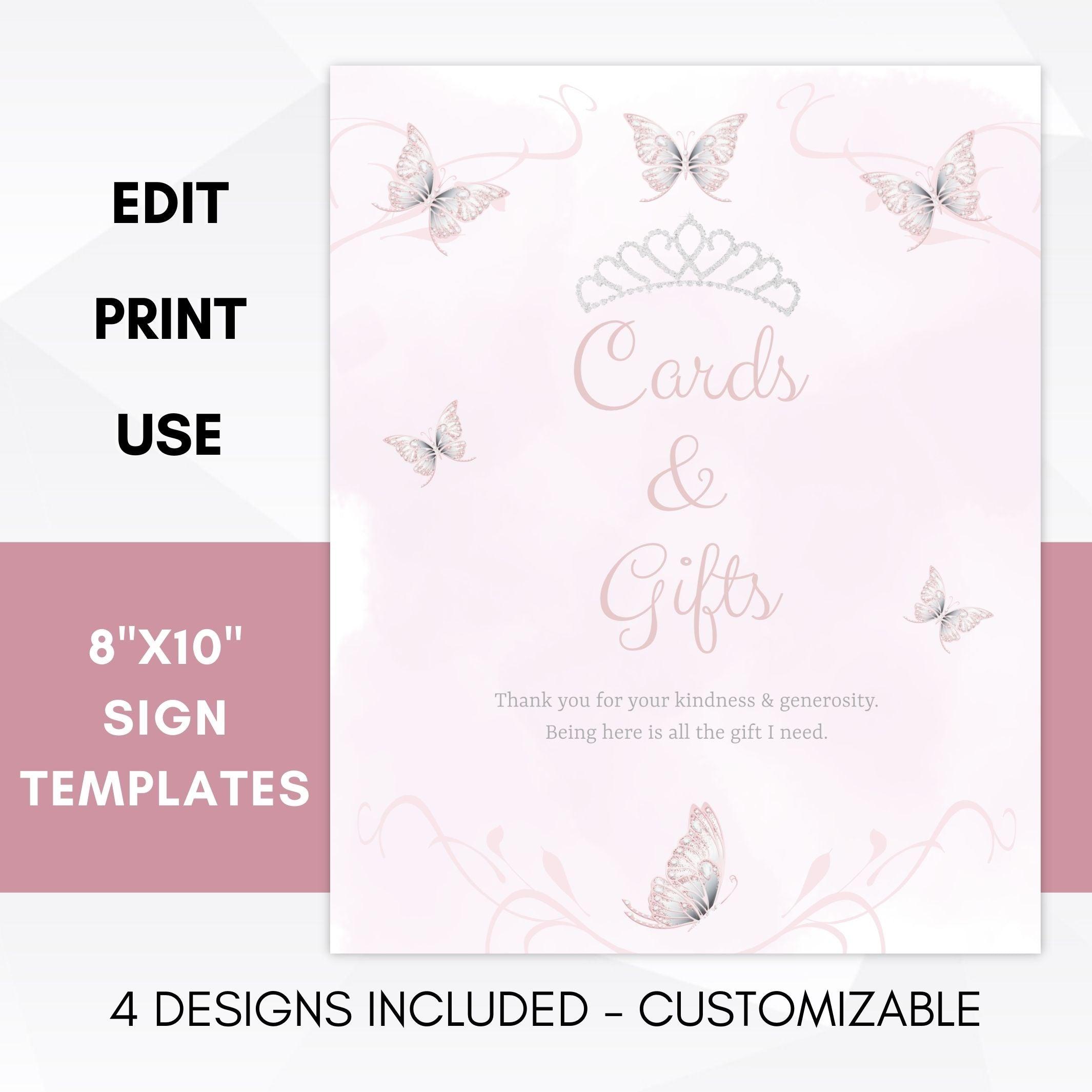 girls birthday decorations printable