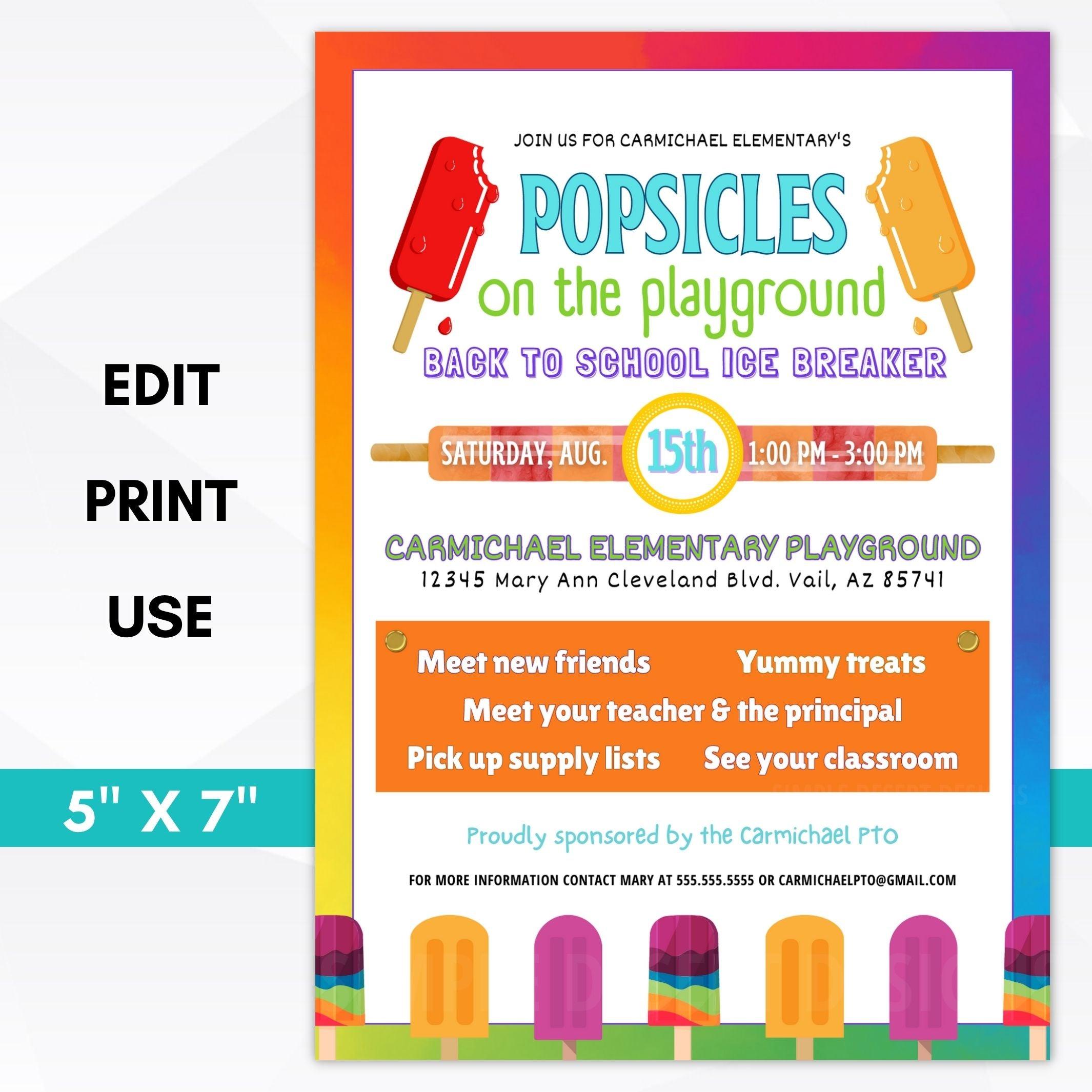 popsicles on the playground