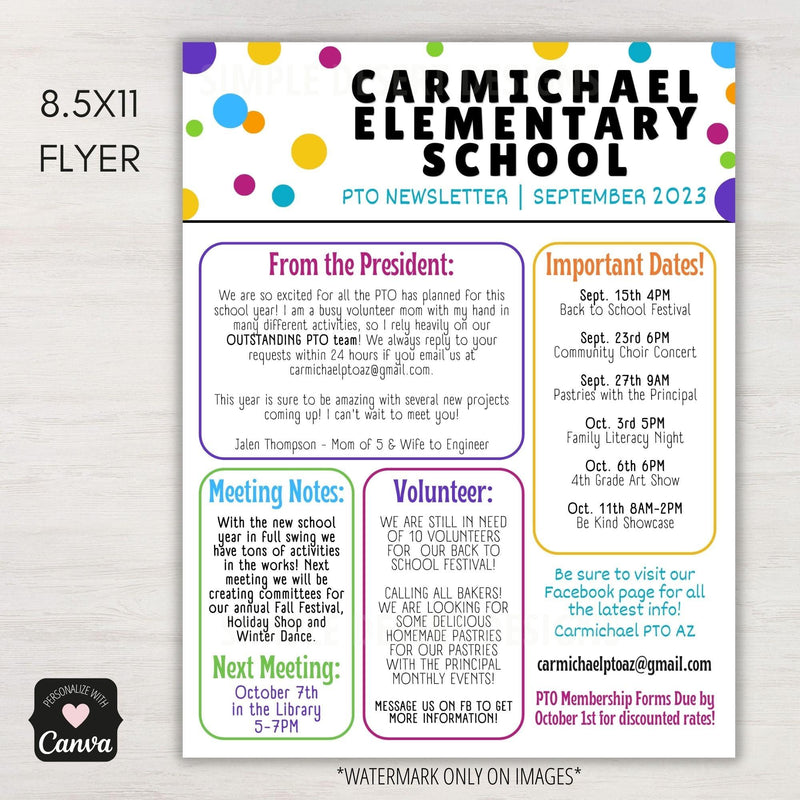 newsletter template