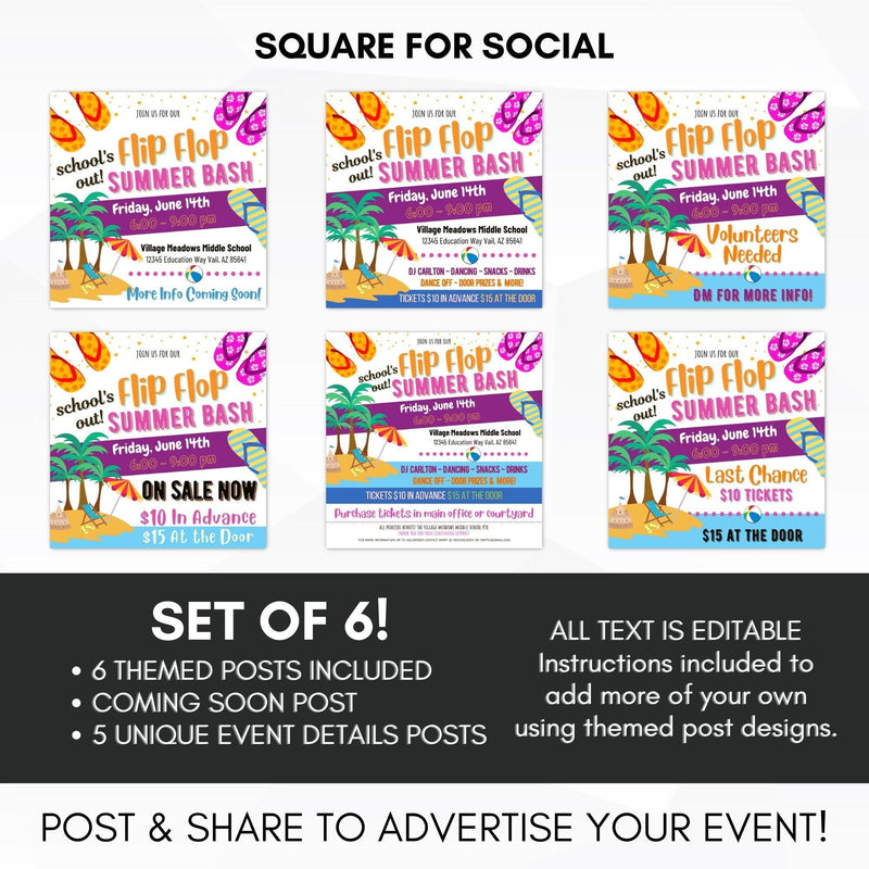 end of school kids party idea pto pta fundraiser