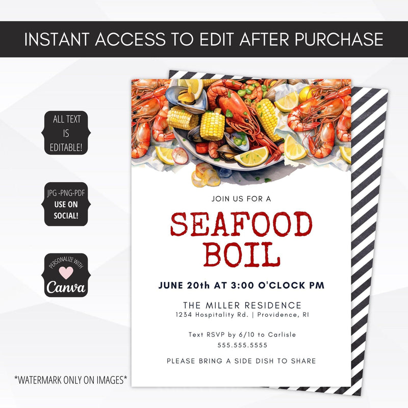 shrimp boil invite