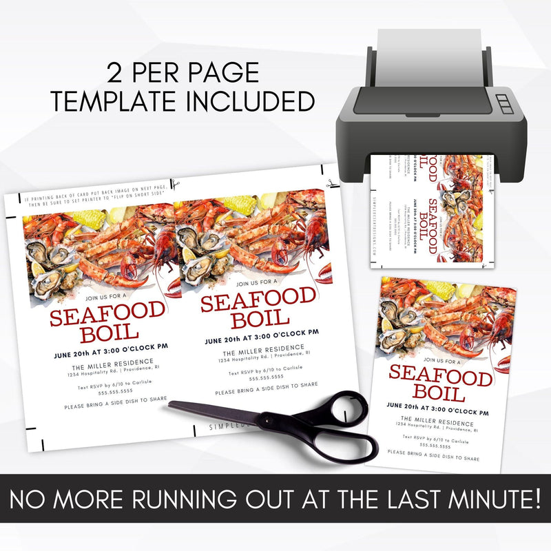 low country boil invitation