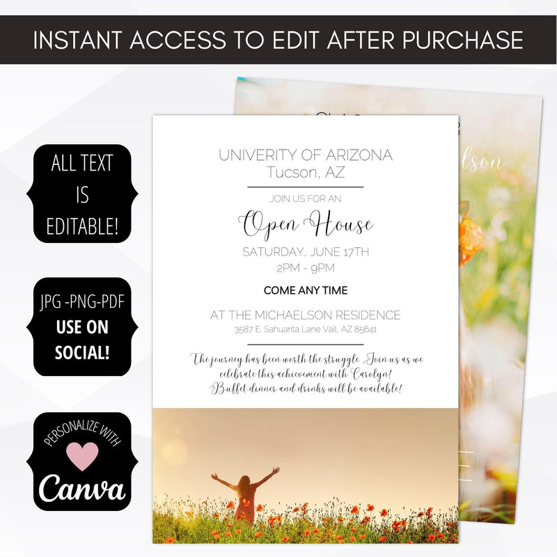 senior invitation ideas