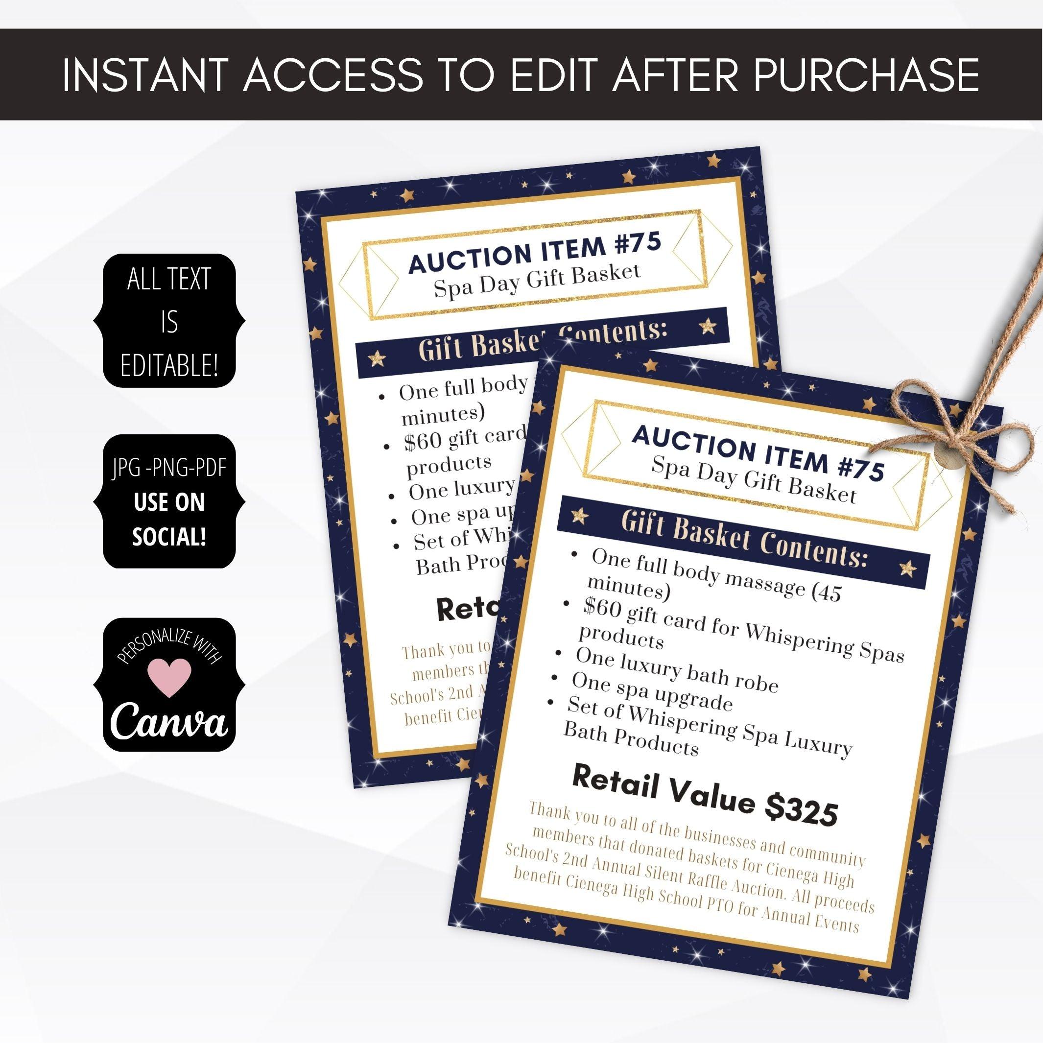 fundraising events tags