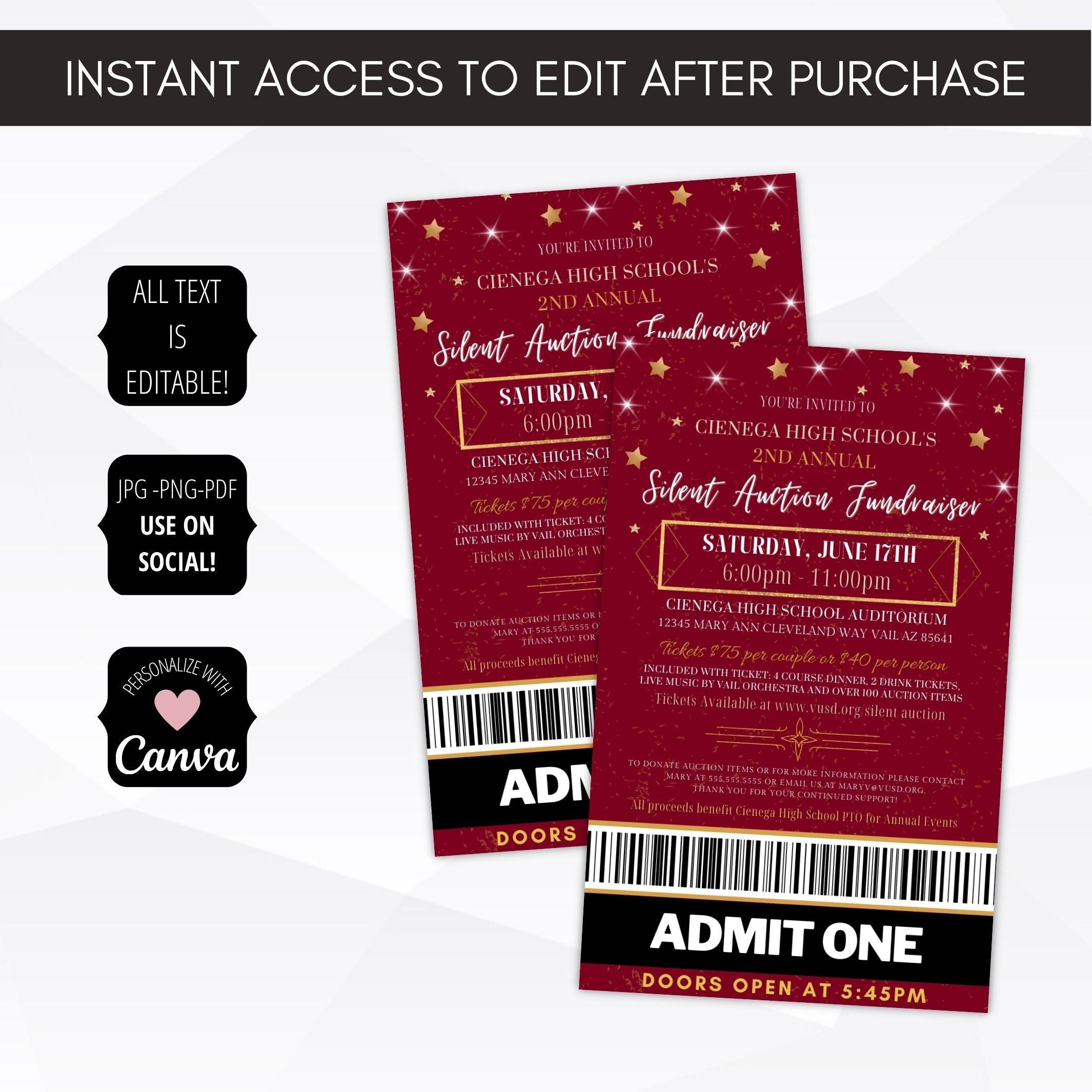 fundraising events tickets