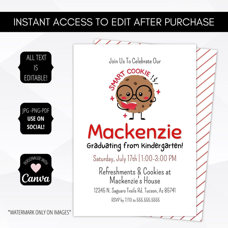 kindergarten graduation invitation