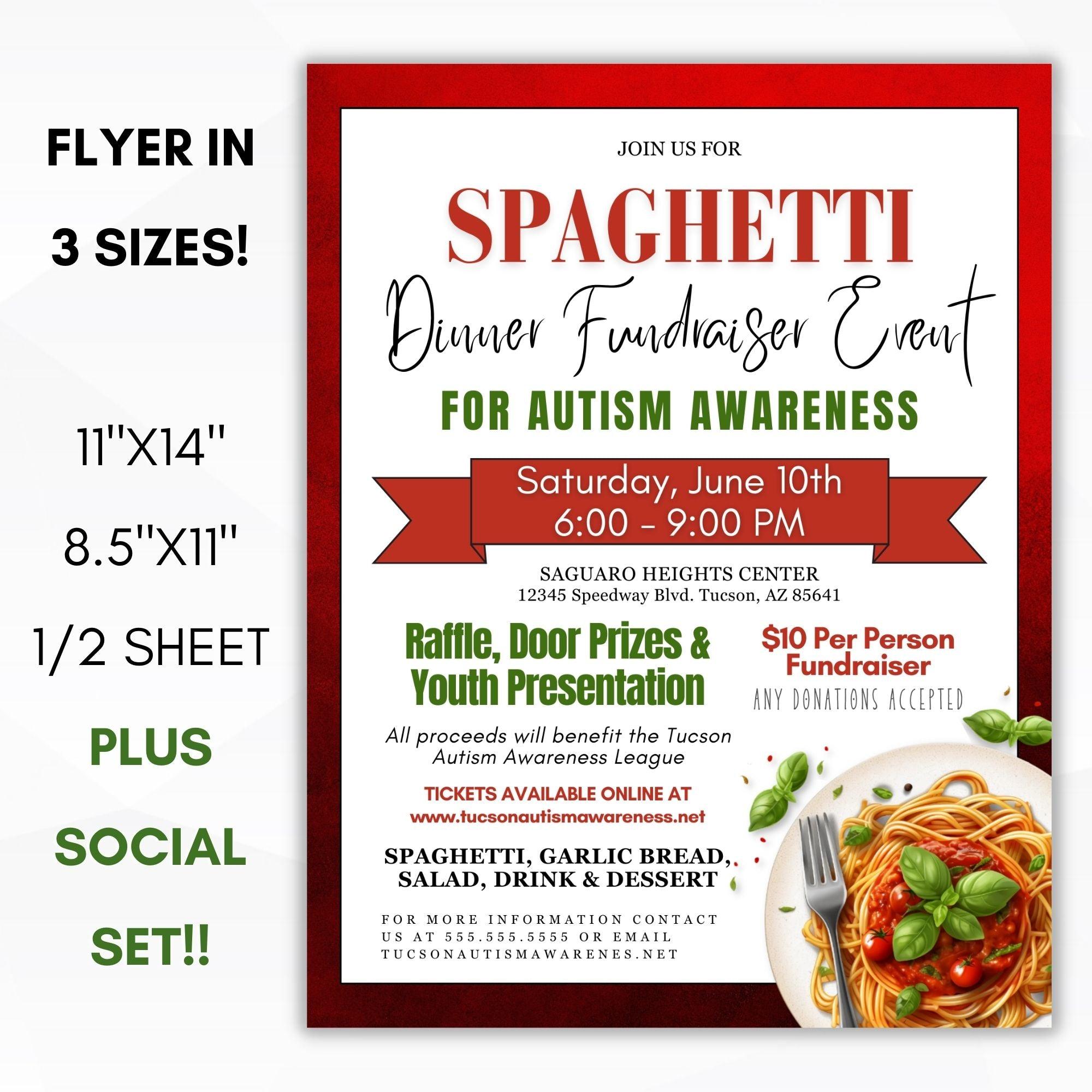 spaghetti dinner fundraiser