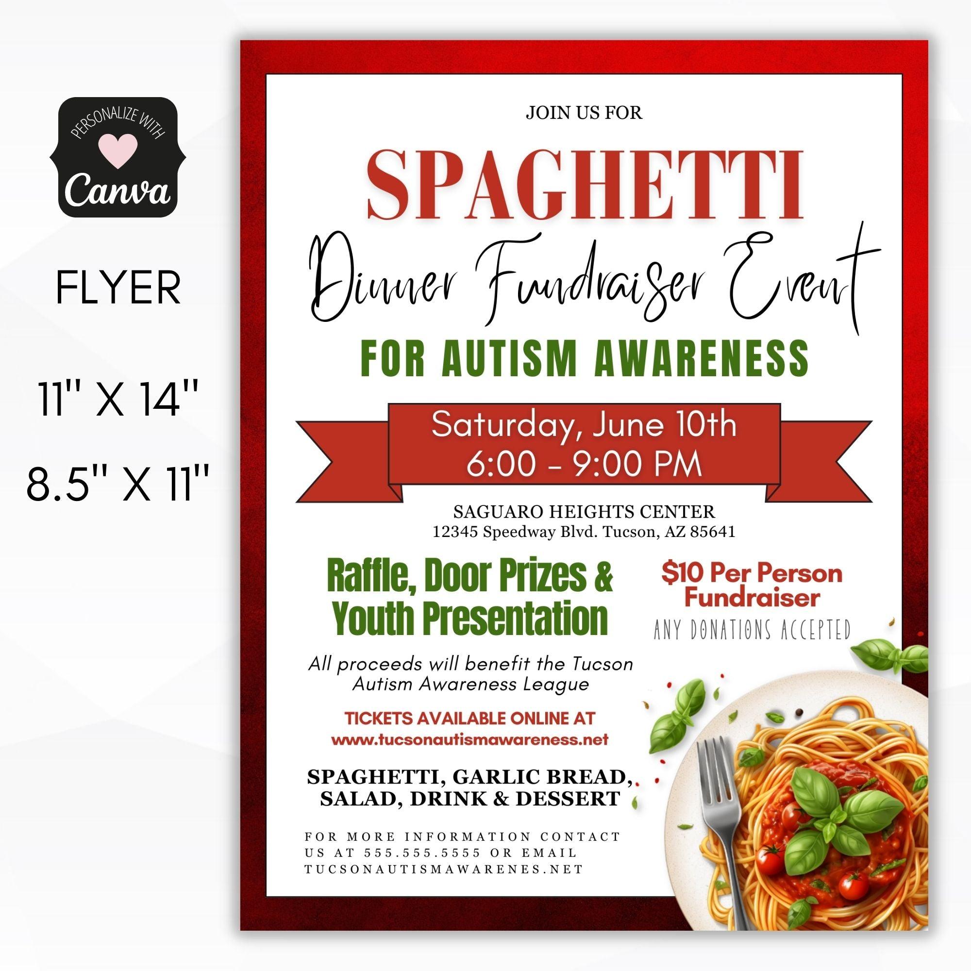 pasta fundraiser