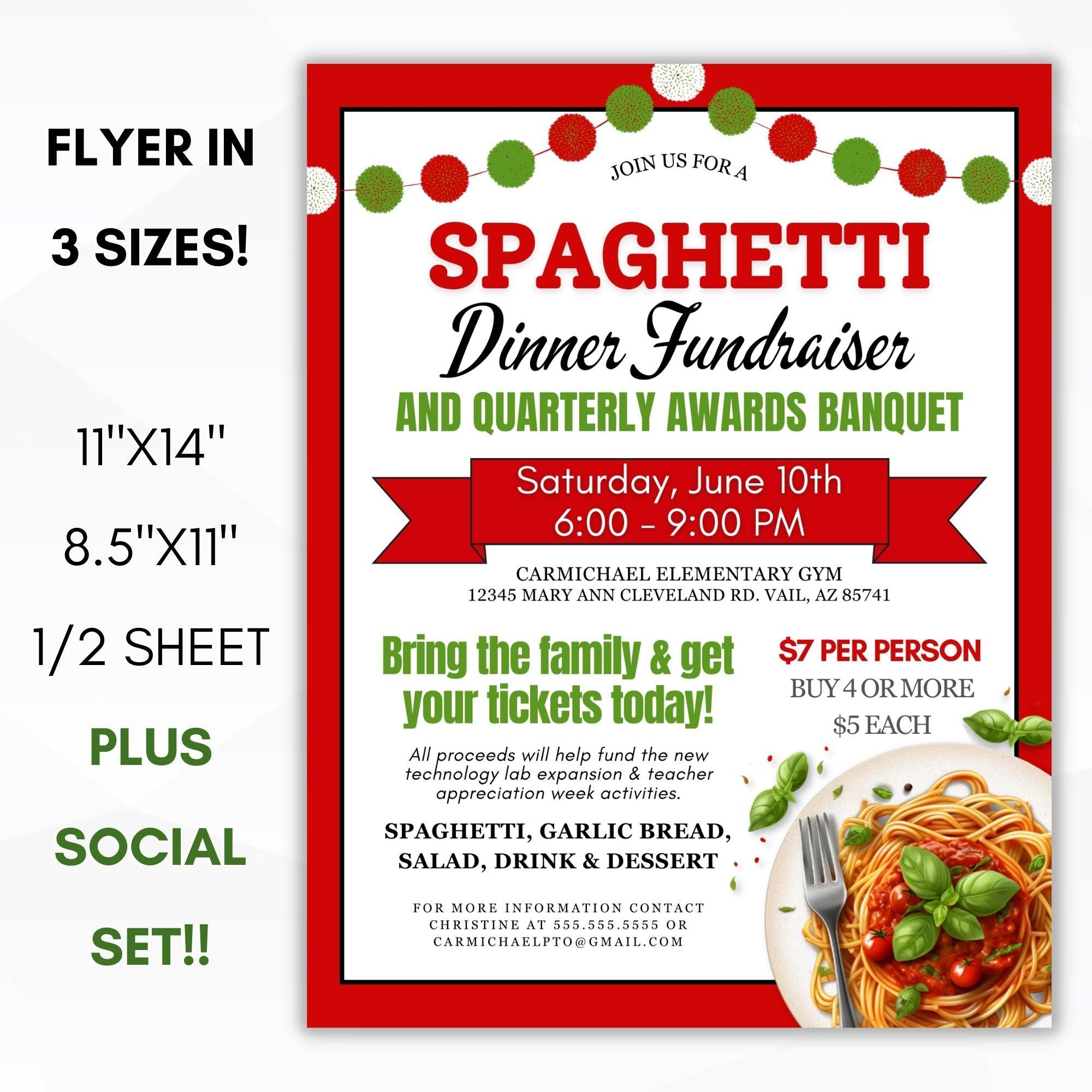 pasta fundraiser
