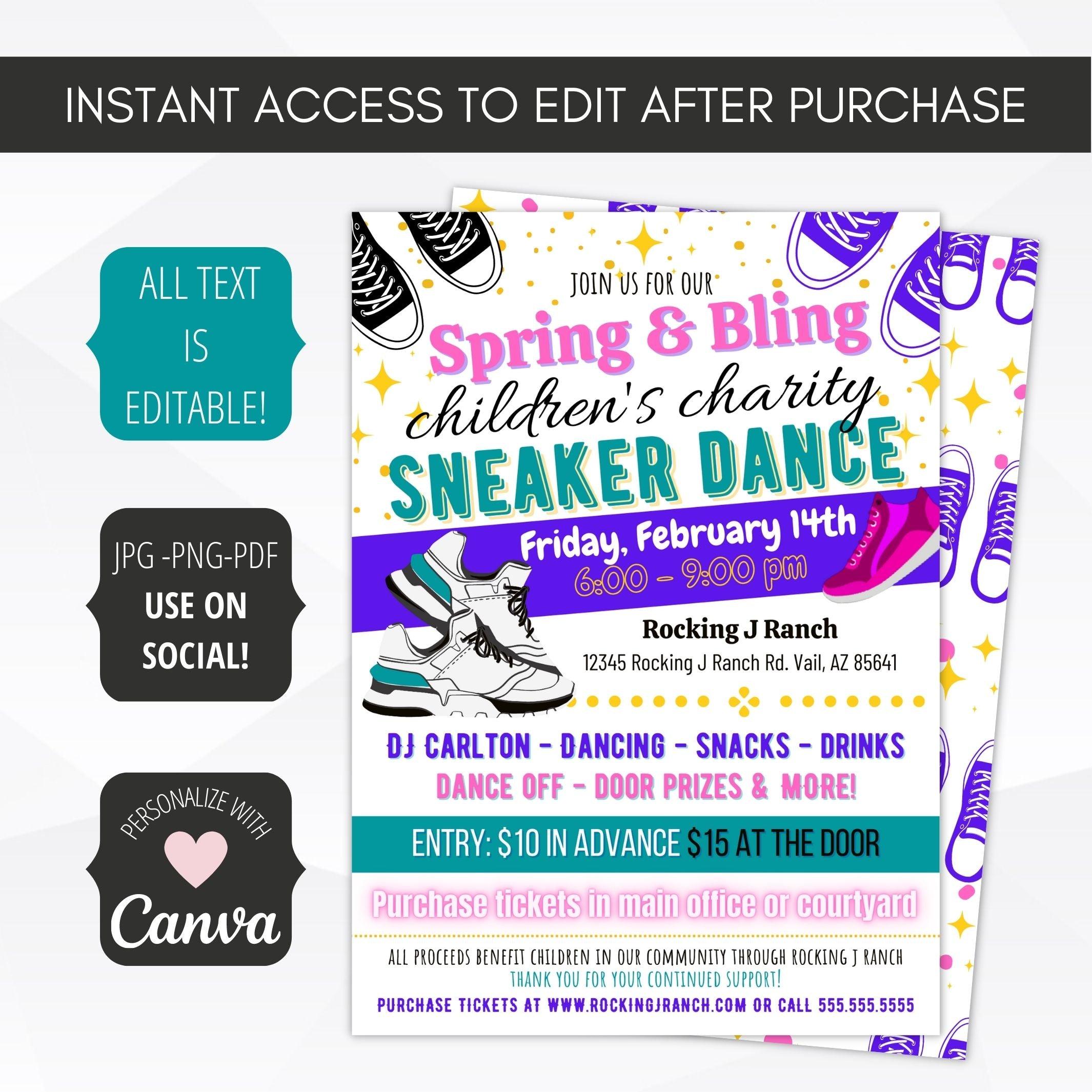 Editable Spring Community Event Idea