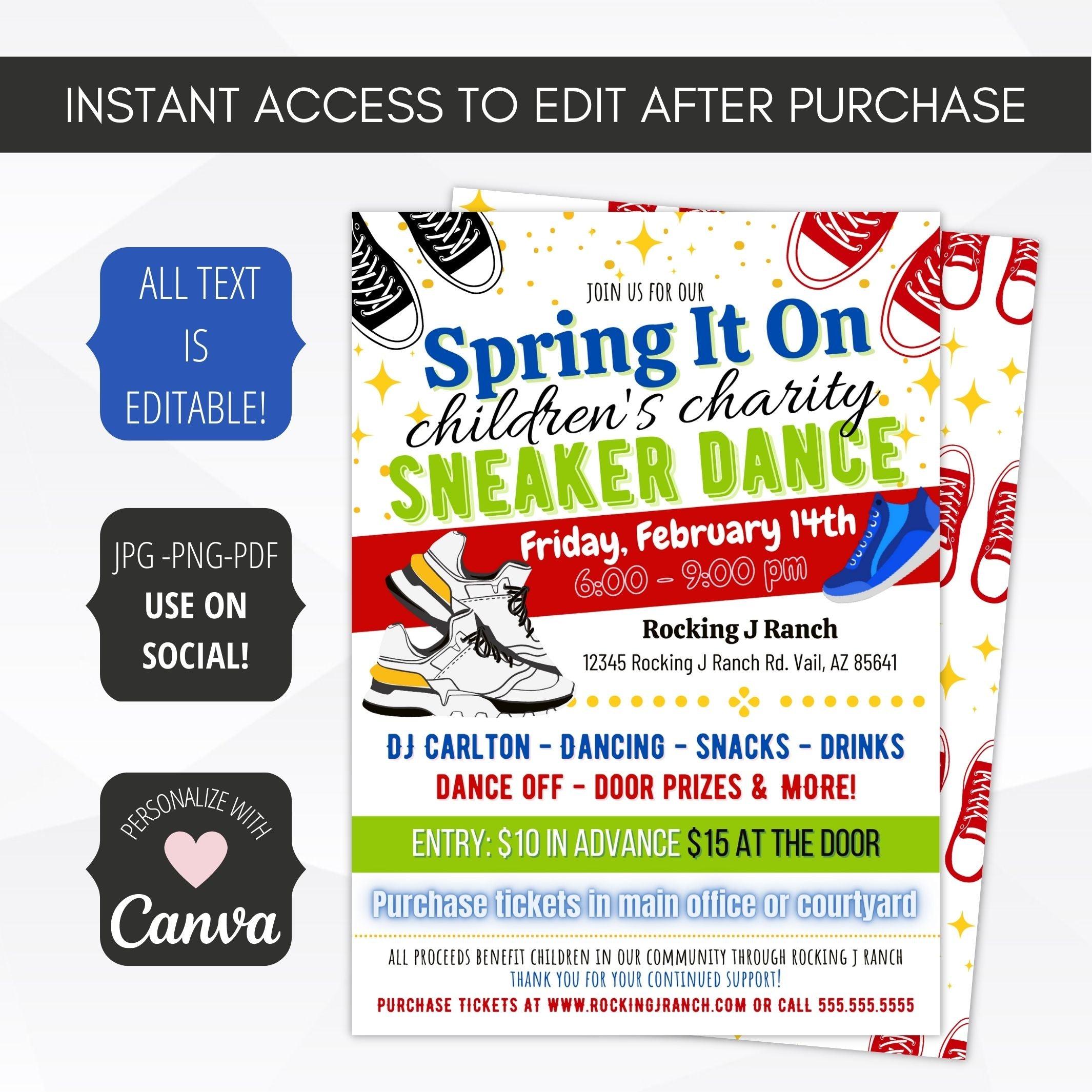 Editable Spring Community Event Idea