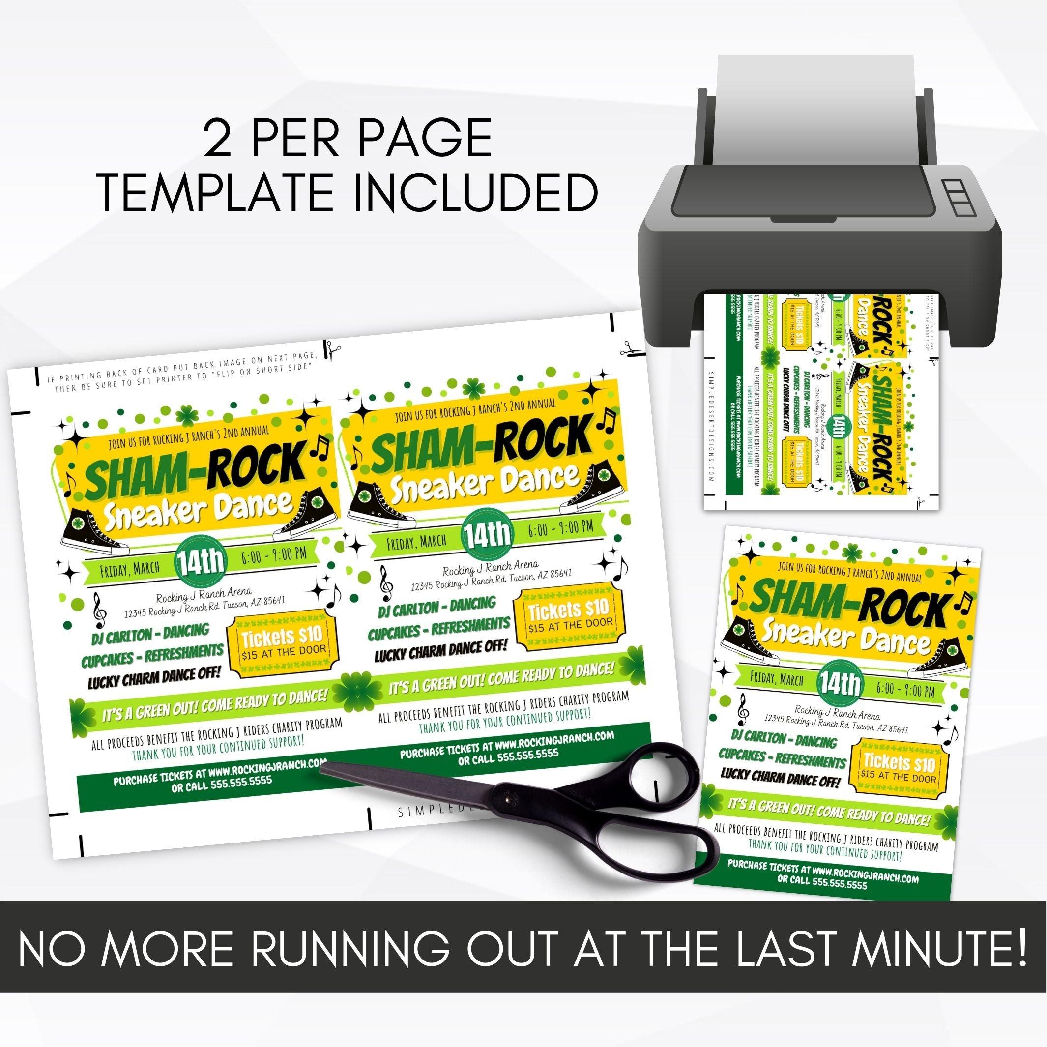 st patricks day charity party invite