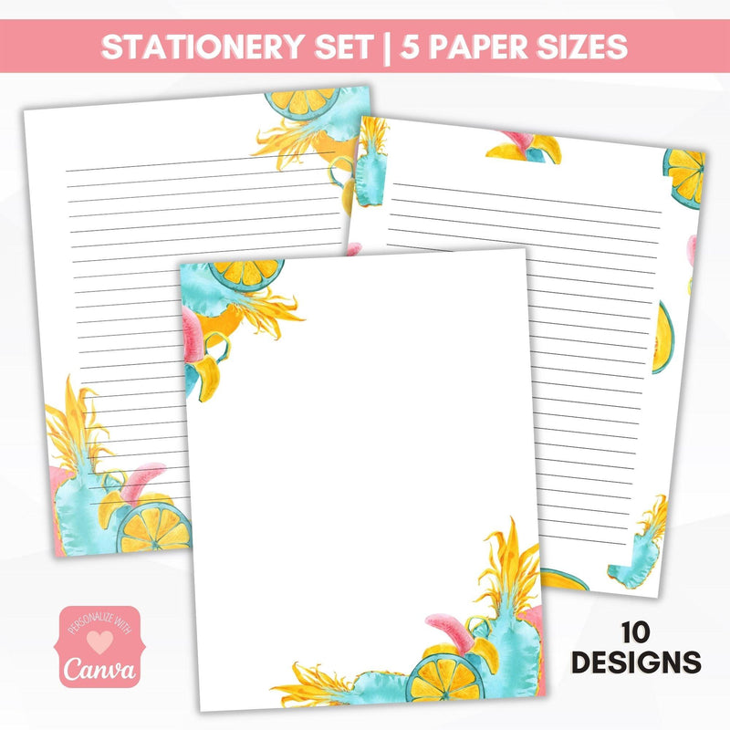 TROPICAL ABSTRACT journal paper lined and unlined
