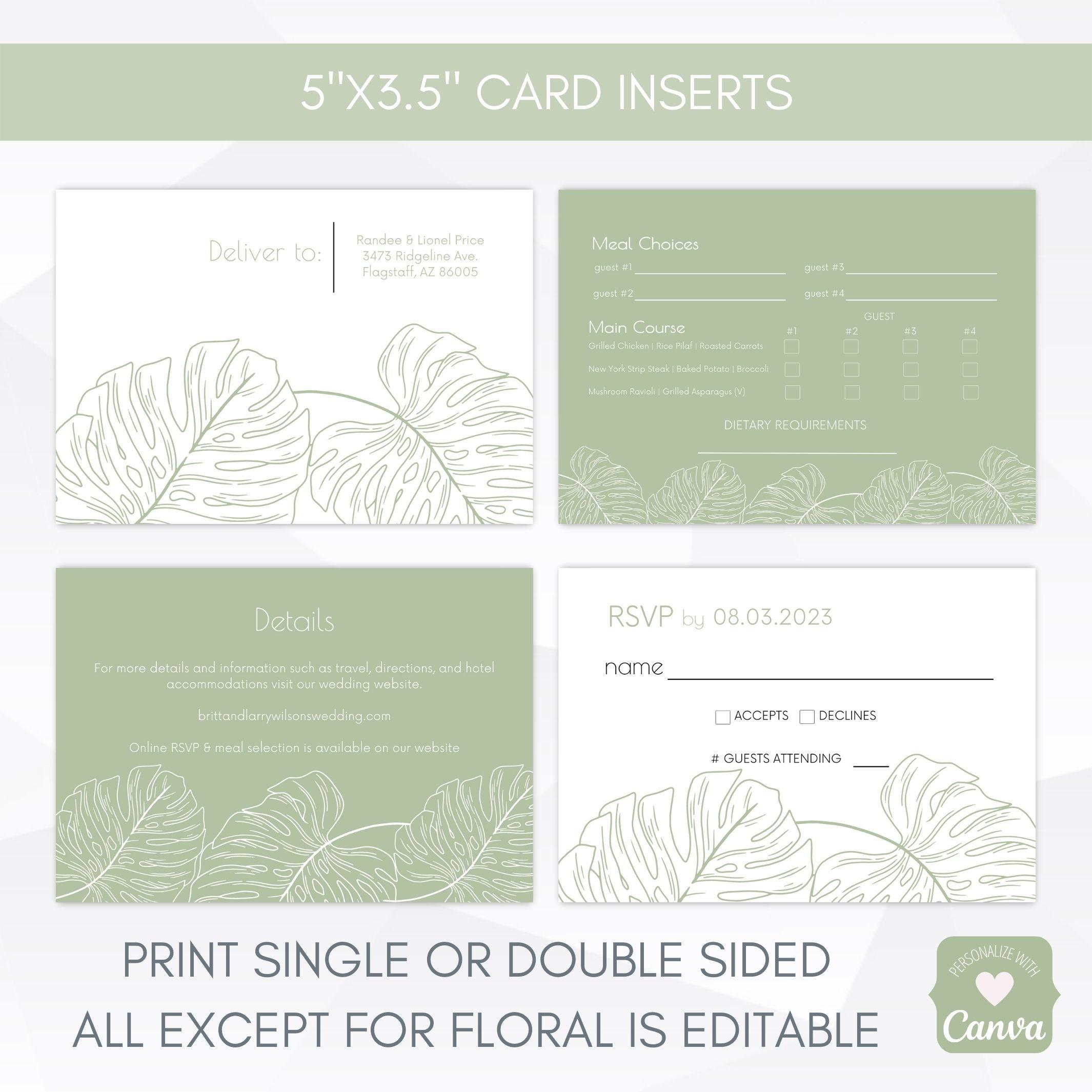 artsy watercolor outdoor wedding invitation