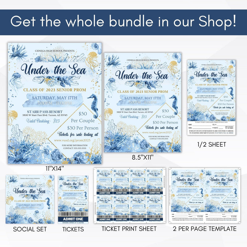 aquarium event invitation